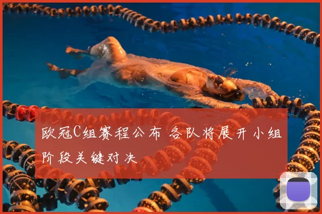 欧冠C组赛程公布 各队将展开小组阶段关键对决
