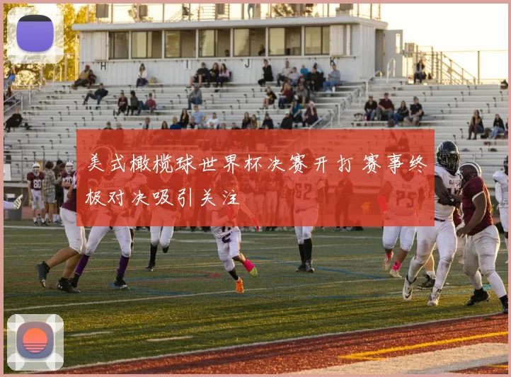 美式橄榄球世界杯决赛开打 赛事终极对决吸引关注