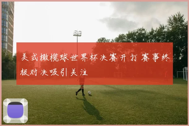 美式橄榄球世界杯决赛开打 赛事终极对决吸引关注