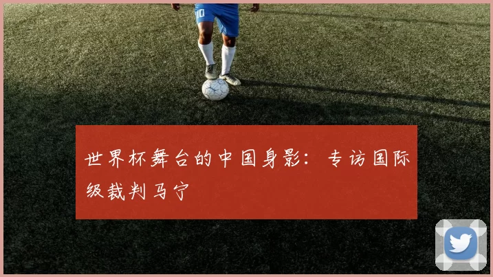 世界杯舞台的中国身影:专访国际级裁判马宁