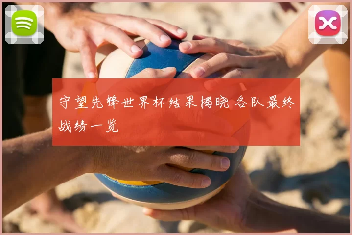 守望先锋世界杯结果揭晓 各队最终战绩一览